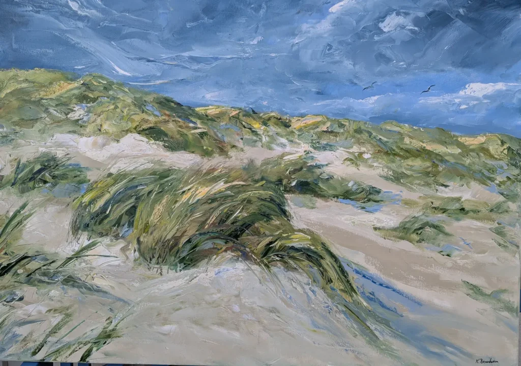 Vind över stranden